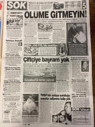 ŞOK GAZETESİ DOĞUM GÜNÜ HEDİYESİ - 1 KASIM 2005 - TAM TAKIM 12 SAYFADIR -Recep Tayyip Erdoğan-Rasim Eşber-Erden Ergüden-Hakan Tartan-Nicolas Anelka-Tuncay Şanlı-Ilhan Mansız-Tigana-Jean Tigana-Sergen Yalçın-Eylem Şenkal-Mustafa Arık-Nihat Doğan-Seda Sayan-Şebnem Schaeffer-Şenol Ipek-Helin Avşar-Gülben Ergen-Josyana Alexi-Hüseyin Kılıç-Ahmet Kangal-Nuray Haftası-Suat Suna Utanç verici-Kız yurdunda taciz iddiası-Maestro Nicolas-Fener Almanya’yı salladı-Anı şöhret beni şımarttı-5 bin gül almış-6 çocuklu sevgilisini öldürdü-Vesikalık hırsız-Helin’in başına saksı mı düştü-Bekaret tartışması mahkemelik-Ölüme gitmeyin-Çiftçiye bayram yok-Kuşadası’na turist yağıyor-TMSF’nin satışa sunduğu sanatçı adlarına talip yok-Ayşuuu-Kabadayı Doğuş-Kızgın tavuk fiyatını katladı-Brezilyalı Josyana Alexi çok beğeniliyor Fırçalı Yorum karikatürü