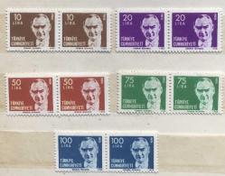 1980 SÜREKLİ POSTA PULLARI SERİSİ PER DAMGASIZ MNH p177