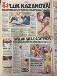 ŞOK GAZETESİ DOĞUM GÜNÜ HEDİYESİ - 5 AĞUSTOS 2002 - TAM TAKIM 12 SAYFADIR -Ali Erdemir - Bill Gates - Rahşan Ecevit - Bülent Ecevit - Nihat Kahveci - Sadettin Saran - Lorant - Ceyhun - Gilberto Silva - Hakan Şükür - Nuno Gomes - Makaay - Fatih Terim - David Beckham - Ronaldo - İlhan - Lucescu - Effenberg - Pascal Nouma - Zaza Enden - Tarkan - Yıldız Tilbe - İlker İnanoğlu - Anna Kournikova - Jean Carper - Phyllis - Gururumuz Dr. Ali Bey - Elveda Kriz - Yine Rahşan Yine Gaf - Son Harekat - Silindir Kanarya - Cimbom’da Kriz - Fener Nihat’ı Alsın - Hep İyi Başlıyor - Lüzumsuz Bilgiler - Herkes Onu Gözetliyor - Ağırlık Ağır Geldi - Cinsiyete Göre Tokmak - Bekaret Demode - Anna Kortta Çirkinleşiyor - Eyvah Zaza Geldi - Tadını Kaçırdılar - Her Zaman Cici - Yollarda Doğuracak - Çin Çin - Kadere Bak - Alt Tarafı Bir Karış - Yavrum Bu Ne Hal - Çizer: Arda Aladağ - Çizer: Bordo