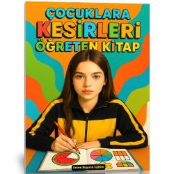 Çocuklara Kesirleri Öğreten Kitap (Spiralli)