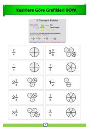 Çocuklara Kesirleri Öğreten Kitap (Spiralli)