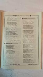 SARIZEYBEK EDEBİYAT, KÜLTÜR, SANAT VE TURİZM DERGİSİ - EYLÜL - EKİM 2005 — SAYI: 19 - A. ZİYA KABAK - AYHAN SERT - METİN AKDENİZ - MURAT BOZKAYALAR - AŞIR TUNCA - TÜLAY SARAYKÖYLÜ - OYHAN HASAN BILDIRKİ - MUSA KALKING - SEVİNÇ ATAN - REMZİ KOÇ - GÖZDE KÖKSAL - FİKRET GÖRGÜN - SEMAH ATAK - NURAY ÇAĞLAYAN YILMAZ - H. VAHİT BULUT - HALİL GÜRKAN - ALİ PARLAK - ALİ UYGUN - SEÇKİN GÜNDÜZ - DURŞUN MERT - KERİM CİNDORUK - ALİ YAŞAR ALTUNBAŞ - FERAH ULCAYGÜN - MEMDUH SOLMAZ - M. ALİ KARABAY - ALİ NİHAT ÖZER - ÖZ ALİ YILMAZ - YILMAZ GÜL - HASAN ŞANLI - İBRAHİM SÖĞÜT - İBRAHİM BERBER - ALİ ATAK - SEYRULLAH VATANSEVER - İSMET ILICAN - İBRAHİM YAMAN - PELİN ALPAYIM - GÜLESER TEMEL - ÖMER SEDAT TOPAL - MEHMET GENÇ - ABDULLAH ZİYA KABAK - ETEM ORUÇ - MUHARREM YILMAZ - İSA KAYACAN - ARSLAN BAYIR - MAHSUN TOZAN - DİLEK TOPRAKLIK - RAFET TÜRKCAN - ZEKİ ÇELİK - HÜSAMETTİN TAT - ASIM KISBET - MUZAFFER ÇELİK - İBRAHİM BARAN - DURSUN YEŞİL  ŞİİRİMİZİN KUTUP YILDIZLARI - YÖNETM - TAM TAKIM EKSİKSİZ  34 SAYFA