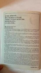 SARIZEYBEK EDEBİYAT, KÜLTÜR, SANAT VE TURİZM DERGİSİ - TEMMUZ - AĞUSTOS 2005 — SAYI: 18 - DR. İSA KAYACAN - AHMET TUFAN ŞENTÜRK - HATİCE MÜBERRA KIRAN - M. ALİ KARABAY - ECE SERT - NECATİ ÇAKICI - ASLI BİLGİÇ - M. CEM YİĞİT - ÖZ ALİ YILMAZ - OYHAN HASAN BILDIRKİ - GÜREL AYDIN - MUHARREM YILMAZ - HIFZI ALTÜMSEK - MEMDUH ŞENOL - ASIM KISBET - ARSLAN BAYIR - AHMET ÜNAL - FERAH ULCAYGÜN - ALİ NİHAT ÖZER - ALİ GENÇLİ - EMİNE YAŞAR - DİLEK AYLAN - YAHYA AKBULUT - MERVE AKTAŞ - DUYGU YILMAZ - ZEHRA DEMİRCİOĞLU - TUĞÇE UZUN - ÖZGE KİRTAŞ - ŞEVKET PAKSOY - KERİM CİNDORUK - ABDÜLKADİR GÜLER - HAYAT GÜL - SALİH ARMAĞAN - DR. GALİP UZUNCA - METİN KOYUNSEV - BEGÜM ALKAN - M. KEMAL YILMAZ - Ş. FEVZİ ERDEN - ALİ CERRAH - GÜLŞAH ÇOBAN - MAHSUN TOZAN - ÖMER ERU - ÖZGE ESİN - AHMET ÖZDEMİR - SÜMEYRA BAĞA - ETEM ORUÇ - FERİDUN ERMAN  DERNEĞİMİZ 5 YAŞINDA - YÖNETMENDEN SUNU - ŞİİR, ÖYKÜ VE DENEMELER - SARIZEYBEK DERGİSİ ETKİNLİKLERİ - KISA KISA HABERLER - DUYURULAR - M. SUNU - TAM TAKIM EKSİKSİZ  34 SAYFA
