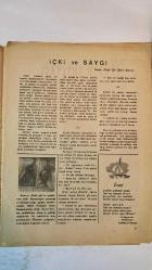 YEŞİLAY AYLIK KÜLTÜR VE SAĞLIK DERGİSİ - MAYIS 1947 — SAYI: 173  FAHREDDİN KERİM GÖKAY - ZEKİ ZEREN - DÜNDAR AKÜNAL - BURHAN FELEK - İSMET ZEKİ EYÜBOĞLU - SADUN ALTUNA - CEMAL YENER - HAYDAR AKTAY - MEHMET ASIM - AYTEKİN OZAN - MAHMUT KURA - MEHMET ÇAKIRTAĞ - NURETTİN ÖZDEMİR - FİKRET ÖZBİNGÖL - CEVDET BEREKET - MEHMET KÂMİL BERK  ÜNİVERSİTELİ GENÇLERİMİZ VE MEMLEKET DAVALARI - İÇKİ VE SAYGI - TENKİD İHTİYACI - SANATTA İRADESİZLİK - MONTPARNASSE 1947 - İSTANBUL'DA BAHAR ALEMLERİ - YEŞİL BAFRA’DA YEŞİLAY - HİKÂYE: MEHMET ASIM - ŞİİRLER: FROMI, ÖLDÜKTEN SONRA, YAR BENİ BENİ, GÜNAHSIZ ADAM - İÇKİNİN SONU - İÇKİYİ BIRAKMA TECRÜBELERİ - BURHAN FELEK İLE RÖPORTAJ - İÇKİ MÜCADELESİ VE TOPLUMSAL TEDBİRLER - KADINLARA DÜŞEN GÖREVLER - ÜLKÜ ARKADAŞLARIMIZA DUYURU - TAM TAKIM EKSİKSİZ  12 SAYFA