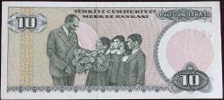 Türkiye Cumhuriyeti 7. Emisyon 2. Tertip  D90 685698 10  Lira SERİ SONU  ÇİL