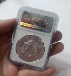 2021 Eagle 1 DOLAR Heraldic Eagle T-1 Last Day Of Production MS70 Amerika 1 Dolar