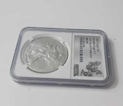 2021 Eagle 1 DOLAR Heraldic Eagle T-1 Last Day Of Production MS70 Amerika 1 Dolar