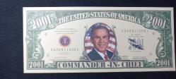 ABD George Bush 2001 Dolar