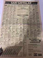 SABAH İSTANBUL GAZETESİ Sarı sayfalar seri ilan  SABAH İSTANBUL DOĞUM GÜNÜ GAZETESİ -23 HAZİRAN 1992 - BMC-Erenköy tekstil-Ege giyim-uteksport-Pelin konfeksiyon-Mercan San-TL kaş-tofaş-ziya otomotiv-Çelebi ticaret-ruşen ticaret-uzunlar Mercedes-akhan-emlakkent-Bağkent-Sauder-Ayhanlar Yol-Şahin bilgisayar kursları-Özarda yaz kursu-best cıvata-amaç yaz okulu-Uludağ-Maçka Sürücü kursu-kuşdili Sürücü kursu