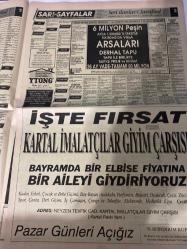 SABAH İSTANBUL Sarı sayfalar seri ilan  GAZETESİ SABAH İSTANBUL DOĞUM GÜNÜ GAZETESİ - 7 HAZİRAN 1992 - Suzuki-Ortaköy otomotiv-ender çikolata şekerleme fabrikası-Karamürsel-Modimod-eray halı-süper Çelik-Yogi-TL teknik-çapa Sürücü kursu-ender