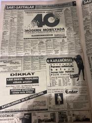 SABAH İSTANBUL Sarı sayfalar seri ilan  GAZETESİ SABAH İSTANBUL DOĞUM GÜNÜ GAZETESİ - 7 HAZİRAN 1992 - Suzuki-Ortaköy otomotiv-ender çikolata şekerleme fabrikası-Karamürsel-Modimod-eray halı-süper Çelik-Yogi-TL teknik-çapa Sürücü kursu-ender