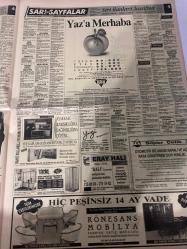 SABAH İSTANBUL Sarı sayfalar seri ilan  GAZETESİ SABAH İSTANBUL DOĞUM GÜNÜ GAZETESİ - 7 HAZİRAN 1992 - Suzuki-Ortaköy otomotiv-ender çikolata şekerleme fabrikası-Karamürsel-Modimod-eray halı-süper Çelik-Yogi-TL teknik-çapa Sürücü kursu-ender