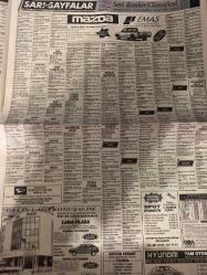 SABAH İSTANBUL GAZETESİ SABAH İSTANBUL DOĞUM GÜNÜ GAZETESİ - 1 TEMMUZ 1992 - Miro tekstil sanayi-palet-Bayteks tekstil-birlik tekstil-Balinler-ton tekstil-metin Akdurak-Mazda-emaş-huyundai-lada plaza-Emre kent-Murat inşaat-ekin iletişim hizmetler -dancal-simge-amiga-elberk-Ulutek-