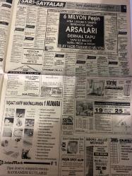 SABAH İSTANBUL Sarı sayfalar seri ilan GAZETESİ SABAH İSTANBUL DOĞUM GÜNÜ GAZETESİ - 15 HAZİRAN 1992 - Can tekstil Sanayi ve ticaret-Pierre-yaşam hastanesi-mert oto elektrik-ruşen ticaret-Opel-Delta-Uludağ-Seda-duru-Ayhanlar Yol-Star duş-süperstar jeneratör-gözel-Hürsan sauna-barocco-