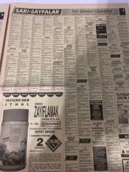 SABAH İSTANBUL sarı sayfalar seri ilan GAZETESİ SABAH İSTANBUL DOĞUM GÜNÜ GAZETESİ - 22 TEMMUZ 1992 - Gürdal-banko teks Sanayi ticaret limited Şirketi-MODEF tekstil-Urban-otel Palais-Mazda-huyundaı karoto-Motorola-Pekin iletişim hizmetleri-simge-erpaş.Ş.-Ercan otomotiv-brother-Derko-adayla-insan-Ahsapsan-bayvadağoğlu-karadağ-Star duş-Sümer madencilik-Tutkunlar Çelikkapı-Nutrasweet-Özkartal Sürücü kursu-yıltaş ısı tesisat pazarlama-mikro jaluzi merkezi-taşar sürücü kursu-duru sürücü kursu