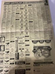 SABAH İSTANBUL sarı sayfalar seri ilan GAZETESİ SABAH İSTANBUL DOĞUM GÜNÜ GAZETESİ - 22 TEMMUZ 1992 - Gürdal-banko teks Sanayi ticaret limited Şirketi-MODEF tekstil-Urban-otel Palais-Mazda-huyundaı karoto-Motorola-Pekin iletişim hizmetleri-simge-erpaş.Ş.-Ercan otomotiv-brother-Derko-adayla-insan-Ahsapsan-bayvadağoğlu-karadağ-Star duş-Sümer madencilik-Tutkunlar Çelikkapı-Nutrasweet-Özkartal Sürücü kursu-yıltaş ısı tesisat pazarlama-mikro jaluzi merkezi-taşar sürücü kursu-duru sürücü kursu