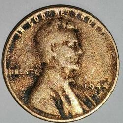 AMERİKA  1944 D    1  CENT  ÇİL