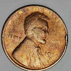 AMERİKA  1935 D      1  CENT  ÇİL