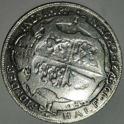 İNGİLTERE  1921  HALF DOLAR  GÜMÜŞ  14,14 GRAM