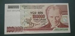 7 Emisyon I 02 Seri 100 Bin Lira Çil