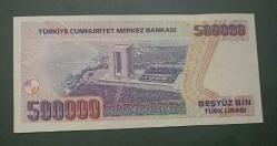 7 Emisyon E 70 Seri 500 Bin Lira Çil