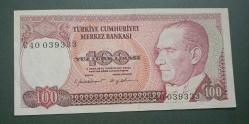 7 Emisyon C 40 039333 Seri 100 Lira Çil