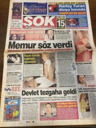 ŞOK GAZETESİ DOĞUM GÜNÜ HEDİYESİ - 5 HAZİRAN 2005 - TAM TAKIM 12 SAYFADIR -Hakan Şükür-Rüştü Reçber-Ersun Yanal-Nihat Kahveci-Tayfun Cora-Gülşen Bubikoğlu-Gülgün Feyman-Pamela Anderson-Brad Pitt-Tuğba Ekinci-Serkan Bayar-Murat İnanç-Gülşah Saraçoğlu-Asuman Dabak-Hülya Avşar-Fatih Ürek-Ragıp Savaş-Atilla Arcan-Naz Elmas-Altan Gördüm-Yeliz Yeşilmen-Ayşegül Aldinç-Burcu Kara-Tamer Karadağlı-Berrak Tüzünataç-Mesut Yılmaz-Tayfun Talipoğlu-Gülben Ergen-Ata Demirer-Mehmet Ali Erbil-Çetin Altan-Zeki Müren Memur söz verdi-Bayan turiste kapkaççı işkencesi-Devlet tezgaha geldi-Harley Turan dünya turunda-Kırmızı serinlik-Almanya çok uzak-Fatih Konya’ya Güreş Ağası olarak çağrıldı-Gökhan gönlünü kaptırdı-Pes doğrusu-Ferrari’ye özel torpil-Annem lezbiyen olmamı istedi-Çita bekçisi kangal-Sigara molasına maaş kesintisi-Ahmet neden kovuldu-Hüzün gecesi-Dünya bizi izledi-En sağlıklısı geniş kalçalar-Laf olsun işte-Çok yazık oldu-Her film izlenmez-Spider Man’e özenince-Bir yağmurluk canı varmış-Freni pa