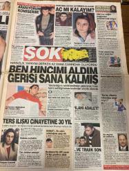 ŞOK GAZETESİ DOĞUM GÜNÜ HEDİYESİ - 24 OCAK 2003 - TAM TAKIM 12 SAYFADIR -Bircan Akyıldız-Süreyya Ayhan-Tuba Ünsal-Yaman Özçelik-Brooke Shields-Britney Spears-Mehmet Okur-Hidayet Türkoğlu-Rüştü Reçber-Sergen Yalçın-Tuğba Özay-Baran Süzer-Tolga Han-Kıvanç Tatlıtuğ-Reha Muhtar-Nilüfer-Gülben Ergen-Petek Dinçöz-Mehmet Ali Erbil-Serkan Bayram-Rauf Denktaş-Devlet Bahçeli-Hasan Parkan Nema beklentisi-Yunan savaş gemisi Boğaz’da-Mankenler de VIP oldu-Otoyol zammına geçit yok-Süreyya’nın aşkı dizi oldu-Bu henüz başlangıç-Kanseri yenip hamile kaldı-Rol icabı çocuk-İsveç biletini aldık-Kıran kırana-Dul avrat eli-Paris’te Türk izleri-Ayrılığı yalanladılar-Ben hıncımı aldım gerisi sana kalmış-Ters ilişki cinayetine 30 yıl-3 Kasım’a itirazı değerlendiririz-SSK’da tıbbi malzeme alımında yolsuzluk yapılıyor-Silopi’de eğitime 6 trilyon-Savaşa hayır dövizi taşıyan kurbanlıklar Axa Seçilmiş Kişi-karikatür-Mc Donald-Balcı Şahmeran Burcunuza göre cinsellik haritanız-Mutfakta doktor mu var-Sevgisizlik çocuğ