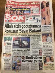 ŞOK GAZETESİ DOĞUM GÜNÜ HEDİYESİ - 30 EYLÜL 2006 - TAM TAKIM 12 SAYFADIR -Gerets-Recep Akdağ-İlker Başbuğ-Mehmet Güler-Teoman-Nasreddin Hoca-Kuvvet Komutanı Yener Karahanlıoğlu-Bülent Ecevit-Hikmet Sami Türk-Rauf Denktaş-Tuncay Şanlı-Cemil Turan-Aykut Kocaman-Alex de Souza-Arda Turan-Sabri Sarıoğlu-Appiah-Kleberson-Ricardinho-Inamoto-Nobre-Şebnem Schaeffer-Özcan Deniz-Yeşim Salkım-İlker İnanoğlu-Güzel Duran-Azra Akın-Serdar Ortaç-Adnan Şenses-Ferhat Göçer-Nasreddin Hoca-Korkut Atakan-Çiğdem Kaymaz-Hüseyin Avuç-Lorena Sanchez-Jennifer Lopez-Francis Guinan-Takeru Kobayashi-Henri Raoul Rol-Lale Sehhatiyan-Şehla Cahid-Nasser Muhammed Hani-Maria Del Carmen-Josep E.G.-Alex Gerets-Deivid-Sezen Aksu G.Saray taraftarı öfkeli-Rus gelin adayları-Allah sizin çocuğunuzu korusun Sayın Bakan-Bana çıkmaz demeyin şansınızı deneyin-Paris’e damgasını vuran Türk-Simit döner dünyayı yener-Evliliği iflas etti borçları silindi-Maça papazları-Şehvet cinayeti İran’ı karıştırdı-Profesör derste pantolonunu indir