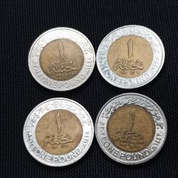 Mısır 4 farklı 1 Pound Lot