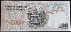 Türkiye Cumhuriyeti  6. Emisyon 1. Tertip 10 Lira H77 092763 Çil