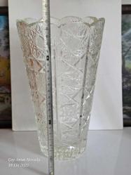 PAŞABAHÇE KRİSTAL CAM VAZO 25 CM