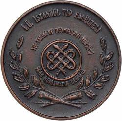 1980 Türk Nümismatik Derneği - İbn Sina 1000. Doğum Yıldönümü (17,27gr bronz, 36mm) - ÇİL
