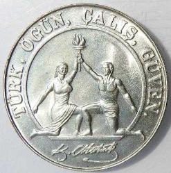 Atatürk'ün Doğumunun 100. Yılı, 1981 Gümüş 0,925 Ayar-21,87 Gr