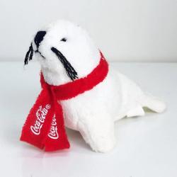 Coca Cola Lisanslı Peluş Yavru Fok Balığı - Küçük Boy
