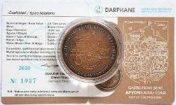 2020 GASTRONOMİ ŞEHRİ AFYONKARAHİSAR BRONZ HATIRA SERTİFİKALI