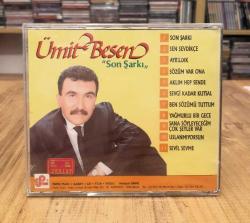 ÜMİT BESEN SON ŞARKI CD JELATİNLİ DÖNEM BASKI KIRMIZI BANDROL