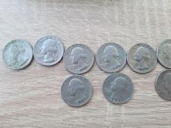ABD Washington Quarter (25 Cent) Karışık Yıllar – 40 Adet LOT