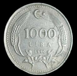 1990 1000 Lira