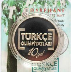 2012 TÜRKÇE OLİMPİYATLARI 10. YIL GÜMÜŞ HATIRA SERTİFİKALI