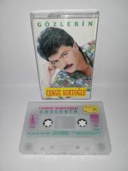 Kaset Cengiz Kurtoğlu Gözlerin albümü. orijinal Raks 1991 kemik baskı. sorunsuz çalışıyor Tertemiz koleksiyonluk.