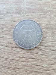 Almanya 1935 – 5 Reichsmark “Potsdam Garnizon Kilisesi” (%90 Gümüş, 13.99 g) • Orijinal