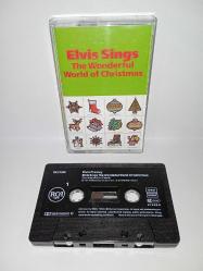 Kaset Elvis Presley - Elvis Sings The Wonderful world of christmas. Orijinal. Almanya baskı. Tertemiz sorunsuz koleksiyonluk