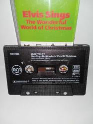 Kaset Elvis Presley - Elvis Sings The Wonderful world of christmas. Orijinal. Almanya baskı. Tertemiz sorunsuz koleksiyonluk
