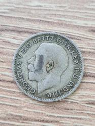 2’li Gümüş Madeni Para Lotu – Hollanda 1 Gulden (1956) + İngiltere 3 Pence (1920)
