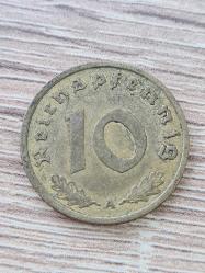 3’lü Nazi Almanyası Reichspfennig Seti (1930’lar–1940) – Berlin & Münih Darphane -Bakır/Bronz