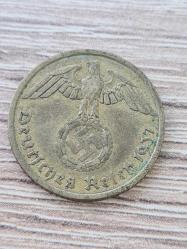 3’lü Nazi Almanyası Reichspfennig Seti (1930’lar–1940) – Berlin & Münih Darphane -Bakır/Bronz