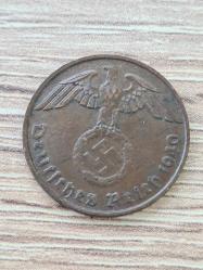 3’lü Nazi Almanyası Reichspfennig Seti (1930’lar–1940) – Berlin & Münih Darphane -Bakır/Bronz
