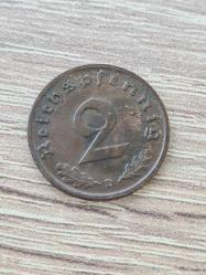 3’lü Nazi Almanyası Reichspfennig Seti (1930’lar–1940) – Berlin & Münih Darphane -Bakır/Bronz