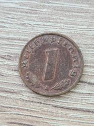 3’lü Nazi Almanyası Reichspfennig Seti (1930’lar–1940) – Berlin & Münih Darphane -Bakır/Bronz
